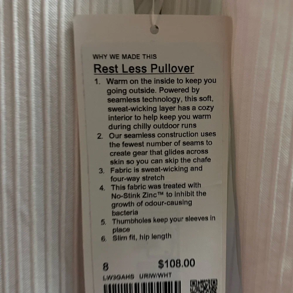 LULULEMON RESTLESS PULLOVER - Picture 2 of 2